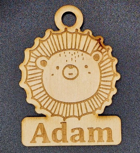 Personalisierter Schlüsselanhänger Holz Gravur Geschenk Name - Bild 15 von 24