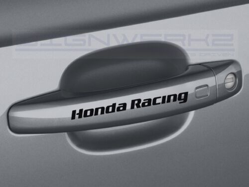 Honda Racing Door Handle Decal Sticker logo type r accord type S JDM - Set of 4 - Photo 1 sur 17
