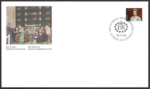 🍁Canada  #1168     "QUEEN ELIZABETH II"    Brand New   1990 First Day Cover