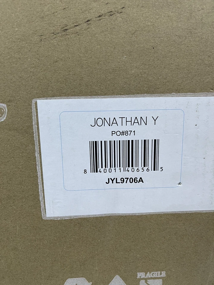 Jonathan Y Kris 42 in. Chrome 3-Light Crystal Ceiling Fan with Light and Remote - Image 2 of 4