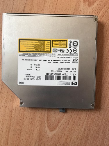 HP DV5000 SERIES GENUINE OPTICAL IDE SUPER MULTI DRIVE RW/R GSA-4082N 395003-6C0 - Picture 7 of 8