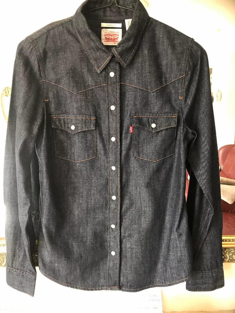 Levi's red denim clearance shirt