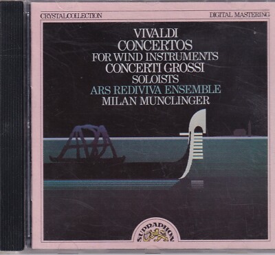 Ars Rediviva Ensemble - Vivaldi Concertos For Wind Instruments - CD -484- nm