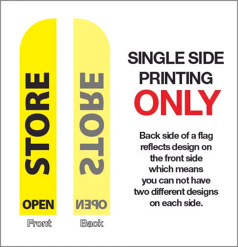 15Ft Full color Custom Swooper Advertising Flag Feather Banner with hardware - Image 2 of 4