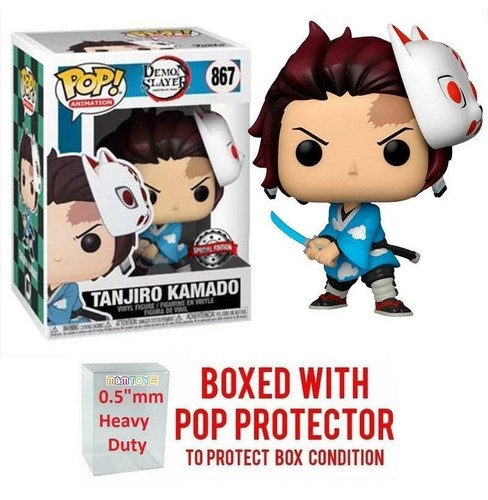Funko Pop Demon Slayer: Tanjiro Kamado #867 mit Maske Vinyl exklusiv "NEUWERTIG" - Bild 5 von 6