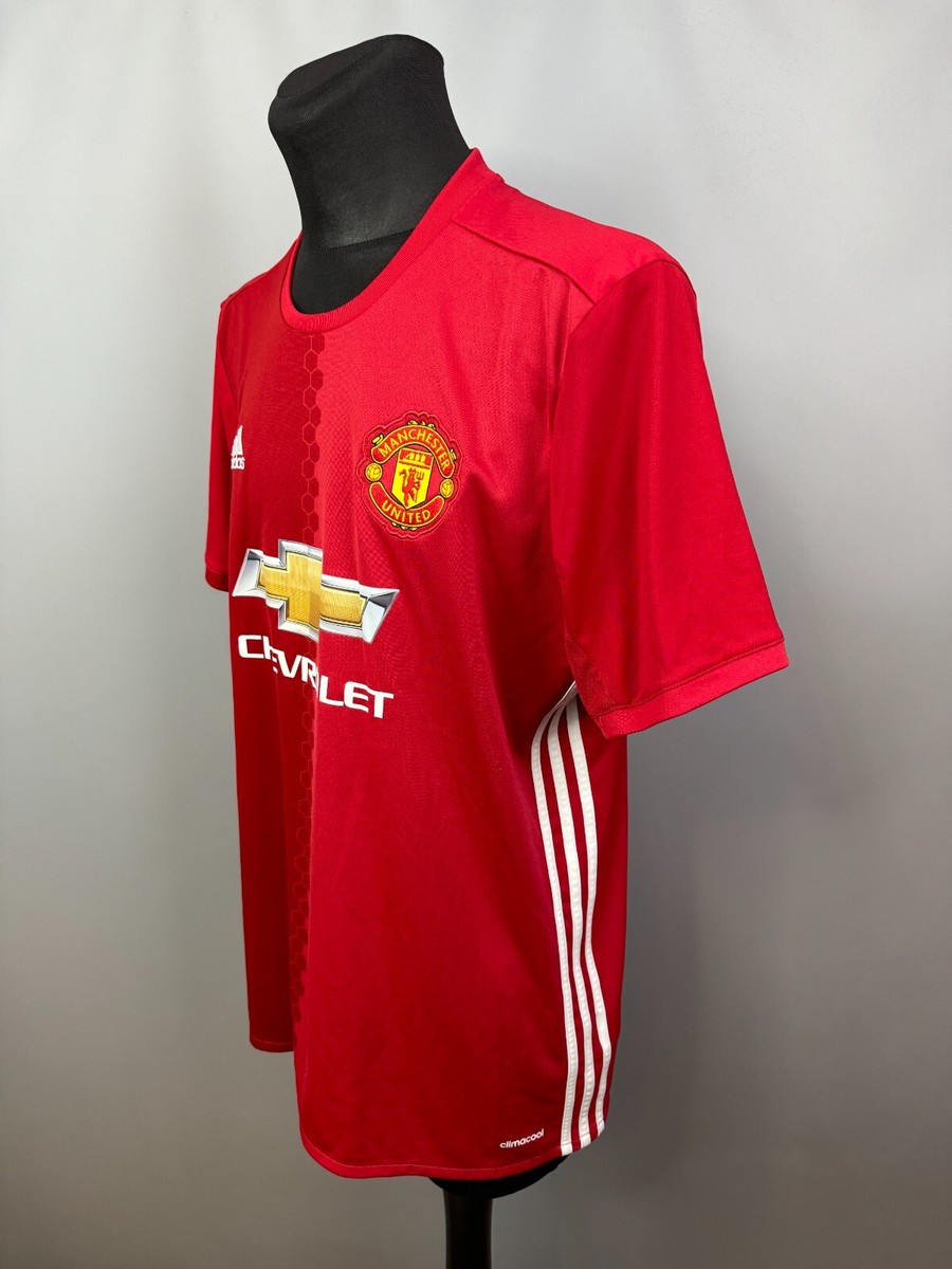 MANCHESTER UNITED 2016 2017 POGBA HOME SHIRT FOOTBALL SOCCER