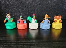 🔷️COMPLETE COLLECTION 5/5 "APACHURRABLES KELLOGG'S " 90's MEXICO Sabritas Tazos