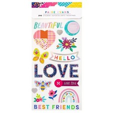 Paige Evans Blooming Wild Sticker Book-W/Holographic Foil Accents - 3 Pack