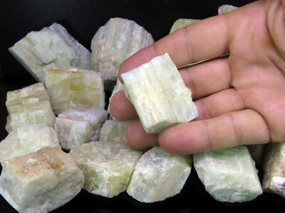Lot of Natural Beryl, Raw Beryl, Green Beryl - Weight Approx 250gr