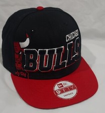 Chicago Bulls Snapback Hat New Era Fits Hardwood Classics Red/Black OSFM New NBA