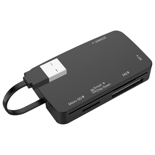 6 in 1 USB 2.0 Card Hub Adapter 480Mbps Support Smart Card Micro SD MS M2 SD/MMC - Afbeelding 6 van 11