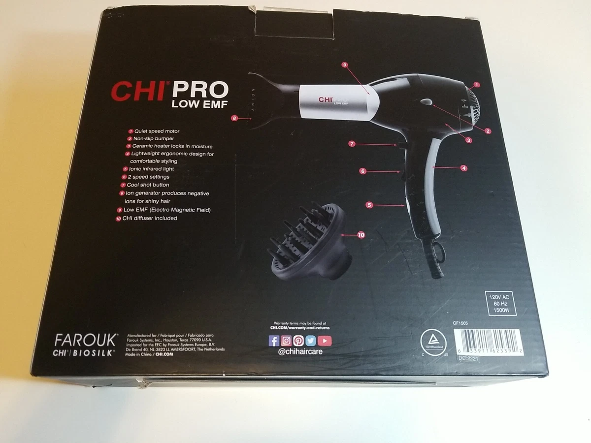 Chi pro low emf hair dryer cheap