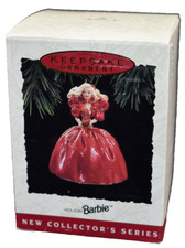 New Hallmark Holiday Barbie Keepsake Ornament 1993 Series 1, Mattel Christmas
