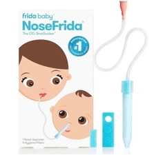 Frida Baby NoseFrida SnotSucker for Baby, Nasal Aspirator for Baby, Nose Sucker