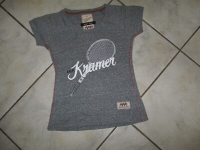 schönes T-Shirt WILSON Gr. S 164/170 grau Tennis Jack Kramer