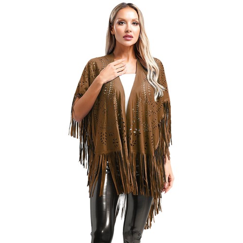 Womens Shawl Wedding Cape Hollow Out Cloak Cardigan Cover Ups Vintage Clubwear - Picture 11 of 149