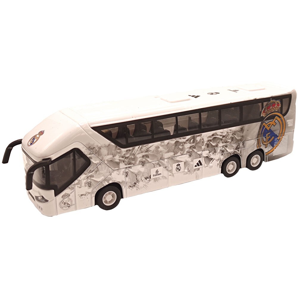 Real Madrid FC Diecast Team Bus Official Licensed Product Gift
