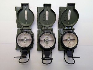 Used USGI Stocker & Yale Model SandY-183 3H Tritium Lensatic Compass