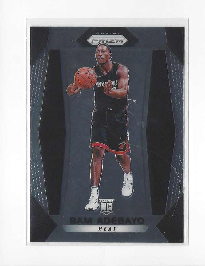 2017-18 Panini Prizm #51 Bam Adebayo RC Rookie Heat