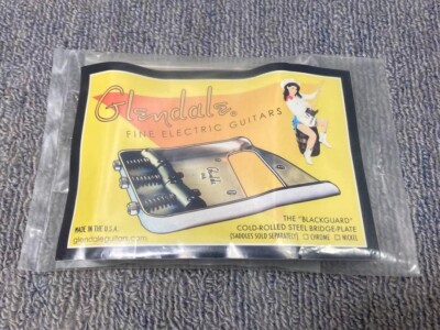 ギター Glendale Double-Cut Bridge Plate Glendale Double Cut Stainless Steel Telecaster Bridge Plate