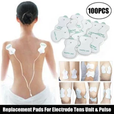 50/100pcs Electrode Pads Snap On Replacement For Tens Unit Therapy Massagersh US