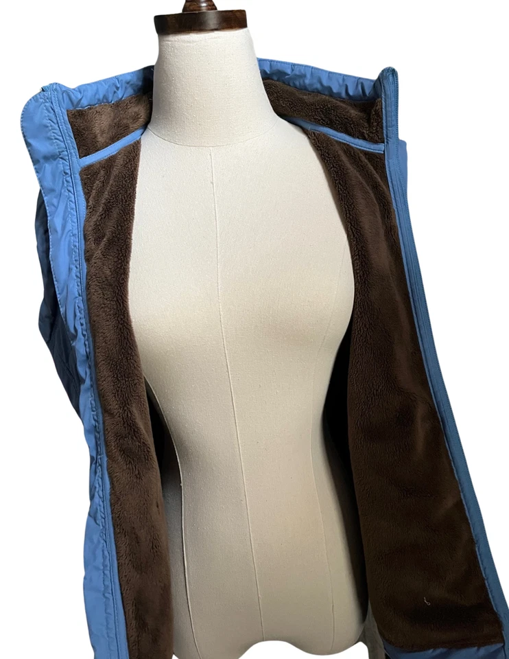 Жилет пуховик St. Helen белый Sierra синий и шоколадно-коричневый с подкладкой размер большой - Изображение 2 из 4