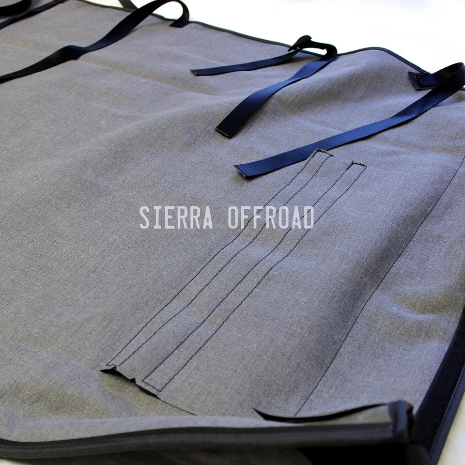 Sun Top for Jeep Wrangler TJ 1997-06 in Black Denim - Image 4 of 4