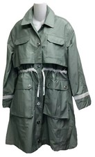 Hunter Women’s Original Sz S Sea Spray Refined Garden Trench Coat Long Sleeve Bn