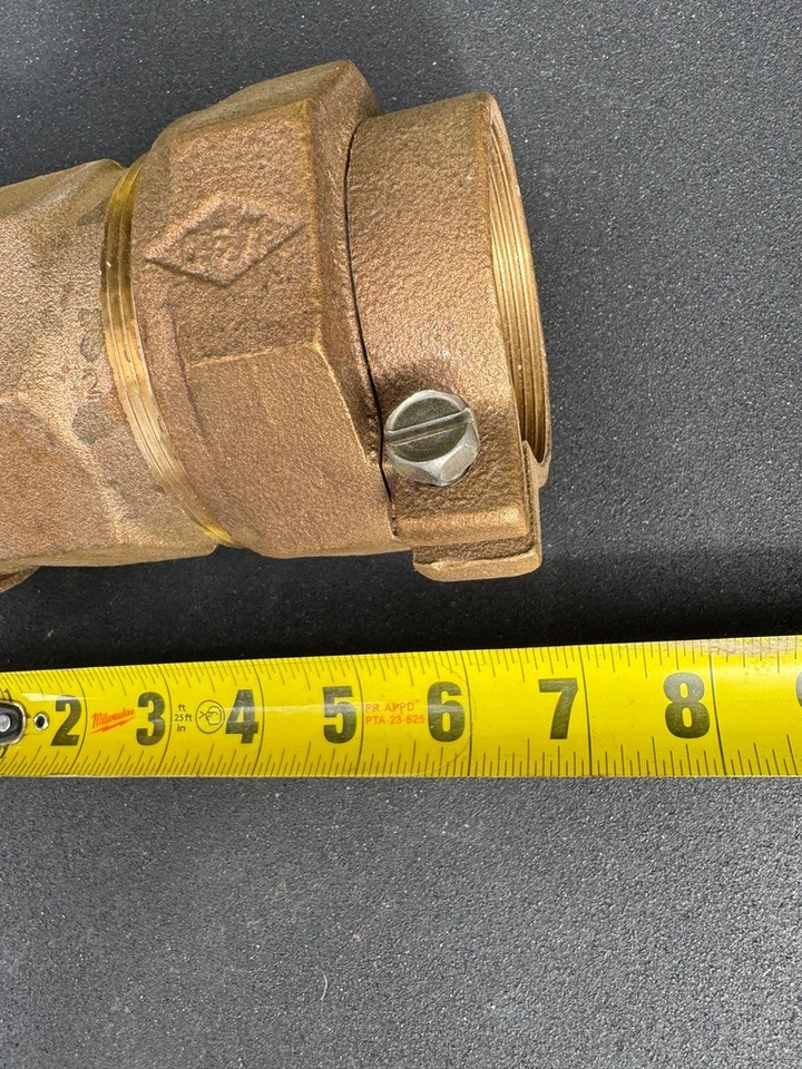 Ford 2" Connect to 2-1/2" Pack Joint (CTS) Compresión Water Union T-4301NL Foto 3 de 4