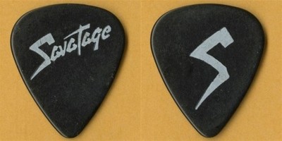 Savatage 1990 Gutter Ballet concert tour Jon & Criss Oliva stage Guitar Pick