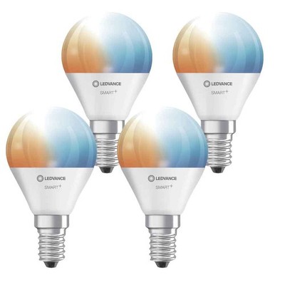 4 x Ledvance LED Smart+ Tropfen 5W = 40W E14 Tunable White Dimmbar App WiFi