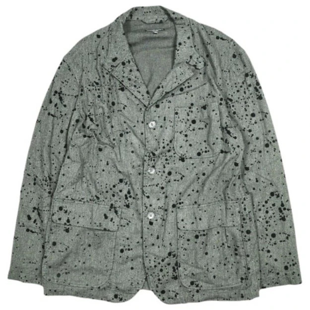 Engineered Garments Loiter Jacket Flocking Splatt… - image 1