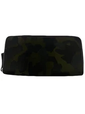 Paul Smith Round Zip Long Wallet Leather Khaki USED Y0517-10