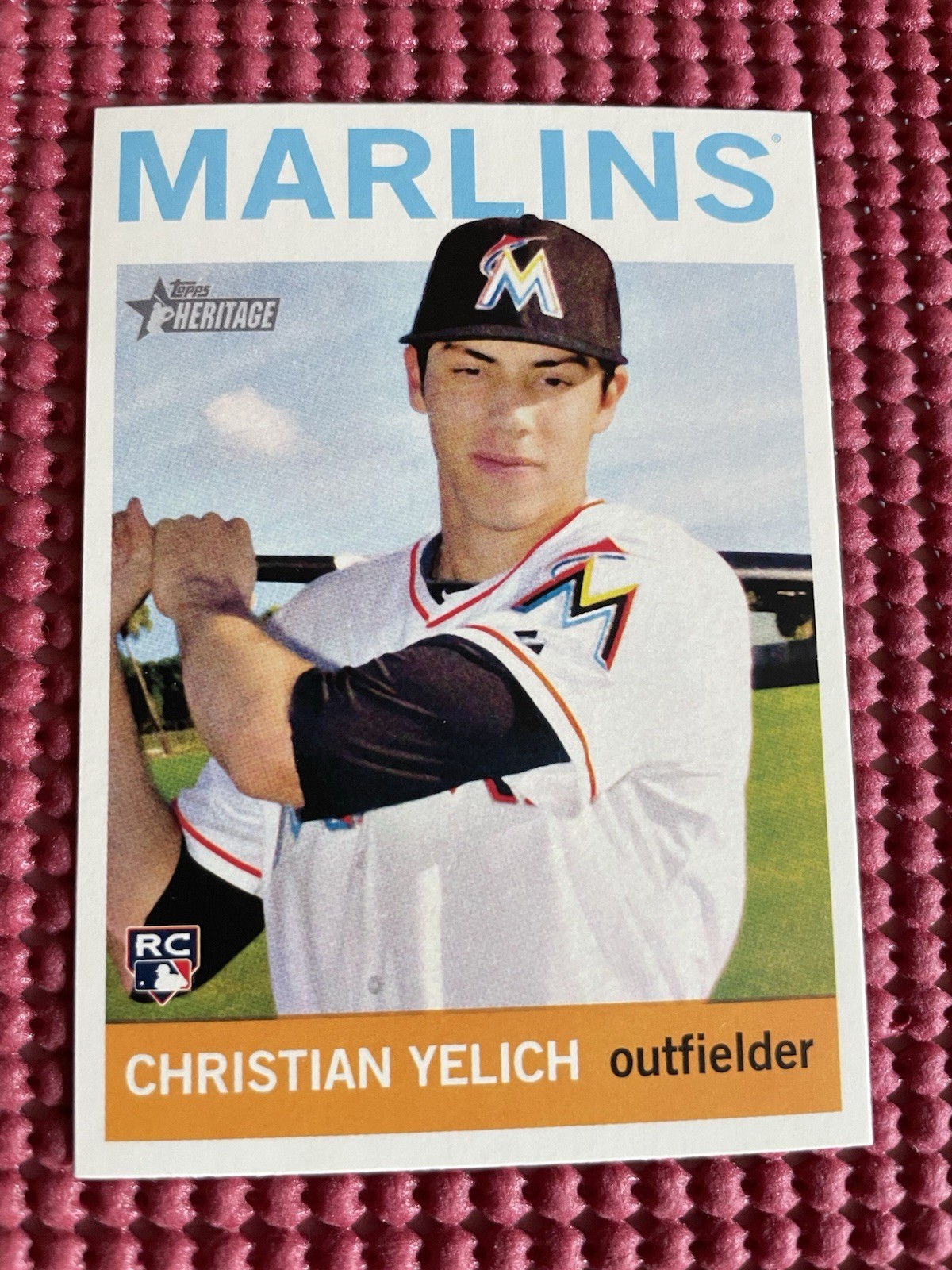 2013 Topps Heritage High Number Christian Yelich #H536 Rookie RC