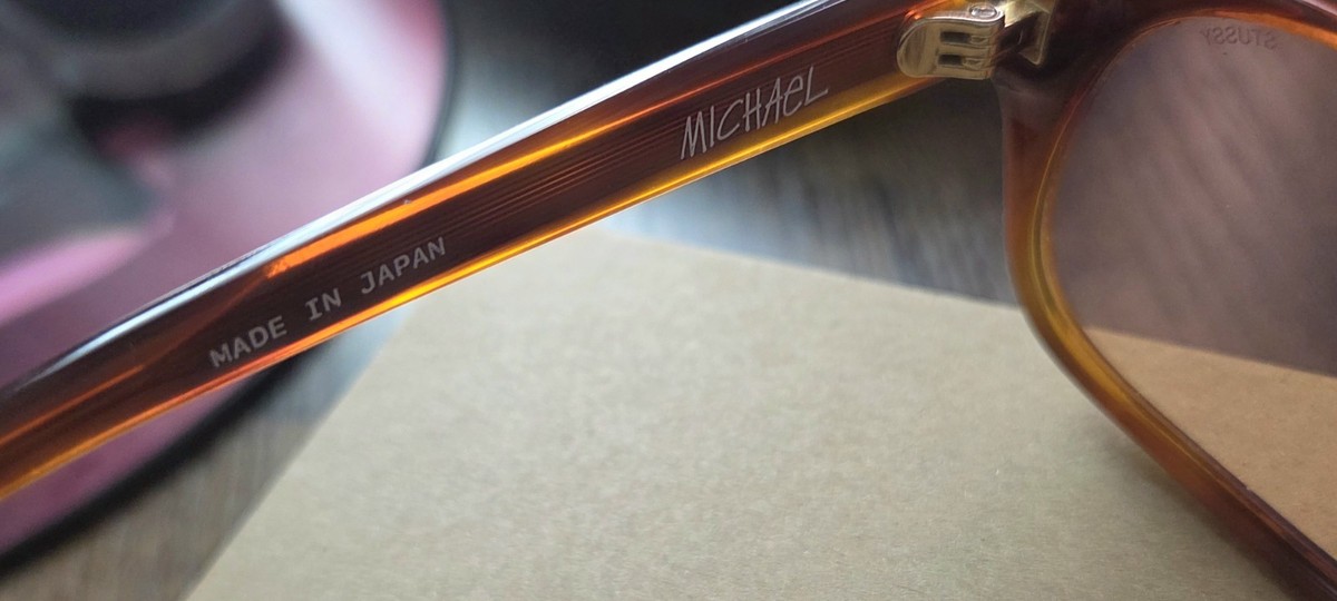 Stussy Michael Sunglasses Tortoise/Brown Lens One Size Made In