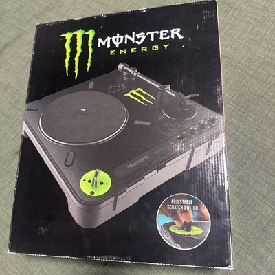 RARE LIMITED EDITION Monster Energy Numark PT01 Scratch NEW IN BOX