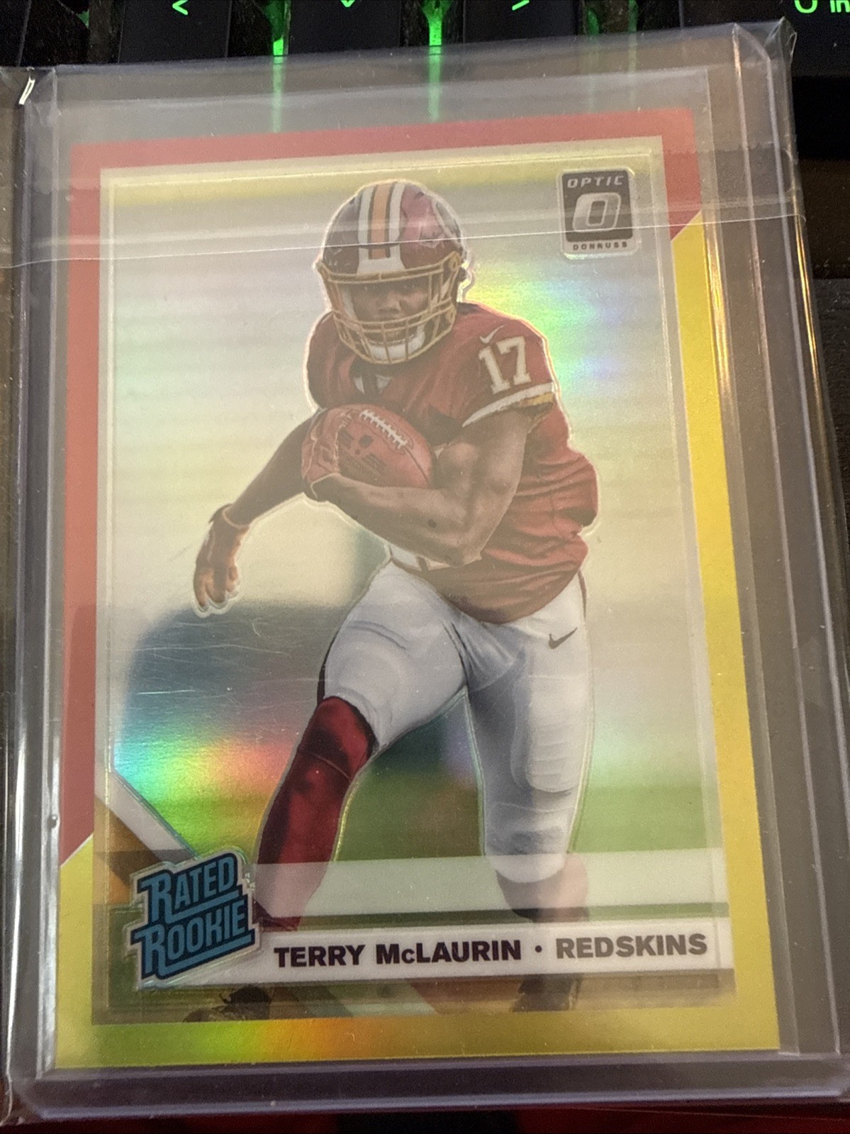 Terry McLaurin Panini Donruss Optic #179 Red/Yellow