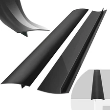 2 Pack Silicone Stove Gap Covers, Heat Resistant Oven Gap Filler Seals Gaps