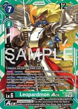 Leopardmon ACE Foil - BT22-052 NM - Digimon TCG