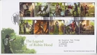 GB ROYAL MAIL FDC FIRST DAY COVER STAMP SET 2023 LEGEND OF ROBIN HOOD TALLENTS