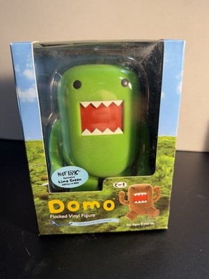 DOMO 5.5 Inch Flocked Vinyl Figure Lime Green Hot Topic Exclusive