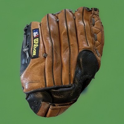 Vintage Wilson Pro 500 11.5'' Baseball Glove Brown Leather Custom Fit Soft Lining