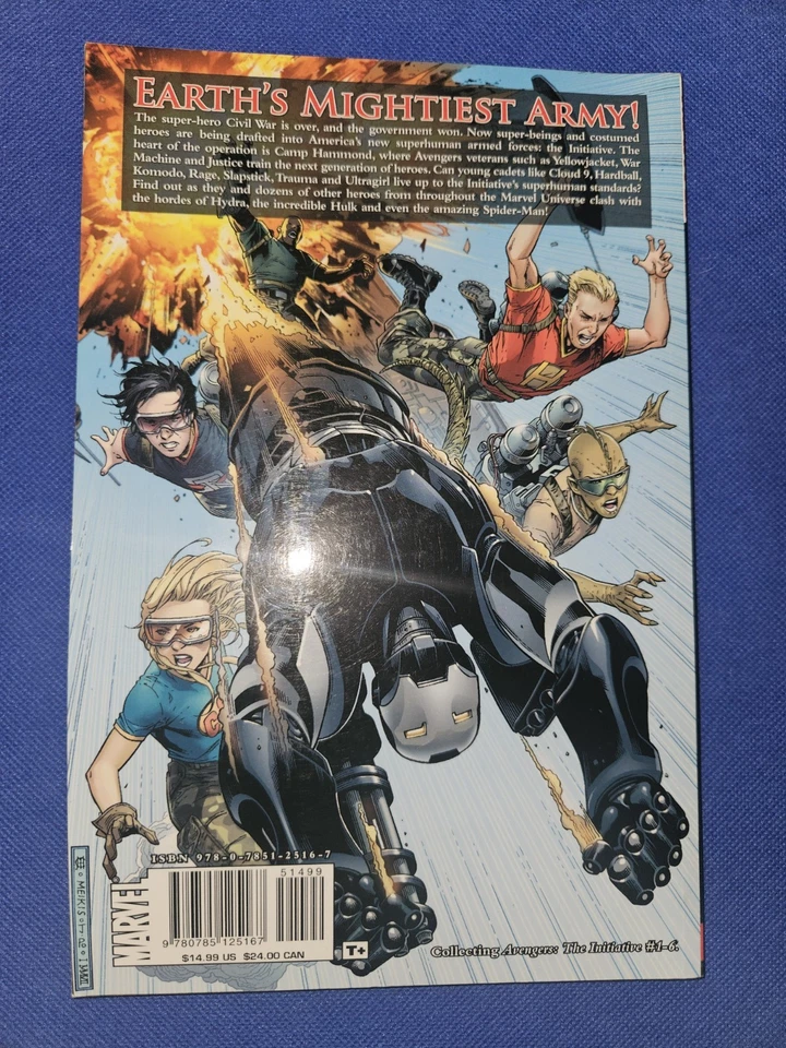 Avengers The Initiative TPB Vol. Treinamento básico 1 (Marvel 2008) - Imagem 2 de 2