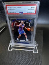 2019 Panini Prizm RJ Barrett #250 RC Rookie Card New York Knicks PSA 10 GEM MINT