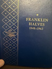 Franklin Half Dollar 1960 Whitman  Complete Book