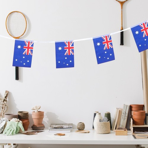Australia Flag Party Props Australian Decoration Decorations Banner - Picture 12 of 12