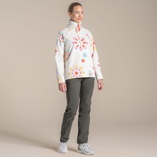 Image of Craghoppers Women's Annjela Half Zip Fleece - Floral Print