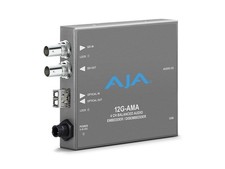 AJA 12G-AMA-TR SDI Converter Audio Embedder/Disembedder Fiber 4K