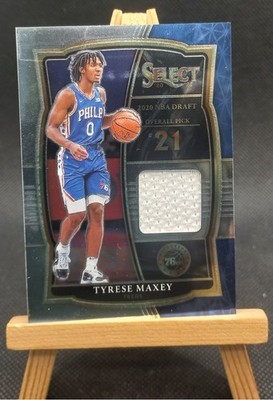 2020-21 Panini Select Draft Selections Memorabilia Rookie Tyrese Maxey RC Patch