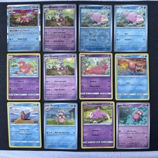 12x Pokemon Tcg- Slowpoke, Slowbro & Slowking Bundle Near mint No duplicate (B)